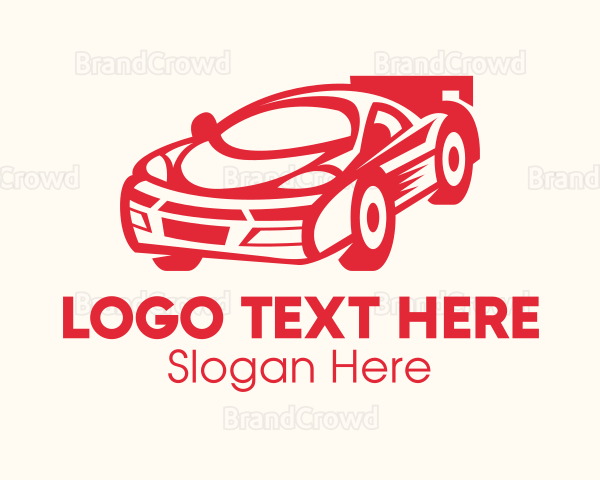 Red Sports Car Logo