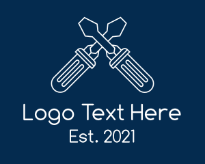 Tool - Cross Screw Driver logo design