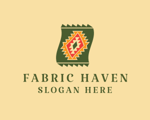 Textile - Carpet Textile Weaving logo design