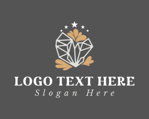 Handmade - Diamond Jewel Stars logo design
