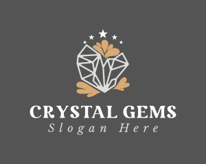 Diamond Jewel Stars logo design