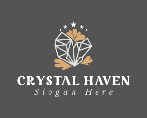 Diamond Jewel Stars logo design