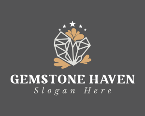 Diamond Jewel Stars logo design