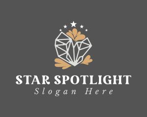 Diamond Jewel Stars logo design