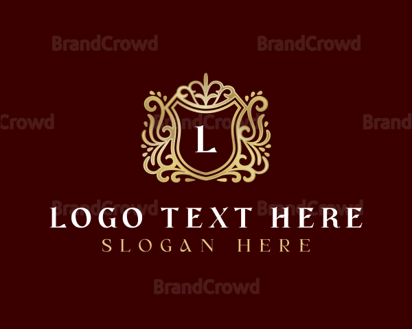 Decorative Luxury Shield Logo