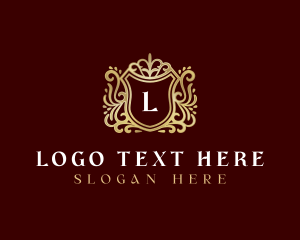 Monarch - Decorative Luxury Shield logo design