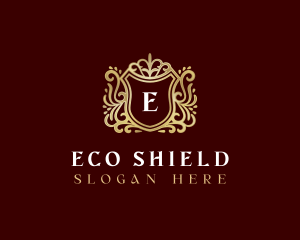 Decorative Luxury Shield logo design