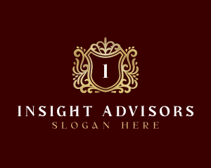 Decorative Luxury Shield logo design