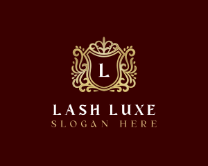 Decorative Luxury Shield logo design