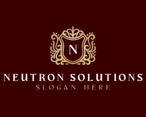 Decorative Luxury Shield logo design