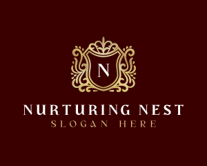 Decorative Luxury Shield logo design