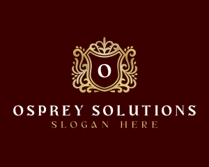 Decorative Luxury Shield logo design