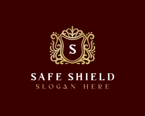 Decorative Luxury Shield logo design