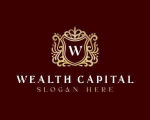 Decorative Luxury Shield logo design