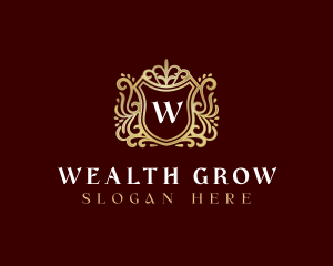 Decorative Luxury Shield logo design