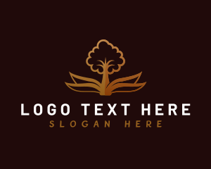 Notebook - Educational Book Tree logo design