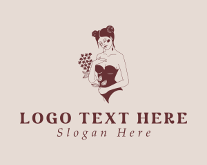 Lingerie Shop - Sexy Woman Underwear logo design