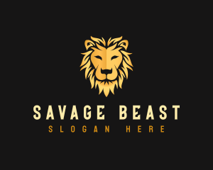 Wild Lion Beast logo design