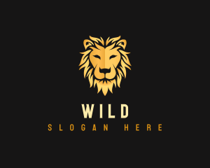 Wild Lion Beast logo design