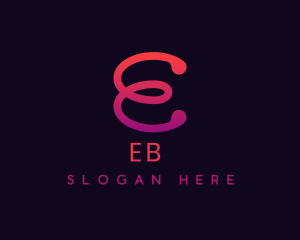Advertising Tech Letter E Logo
