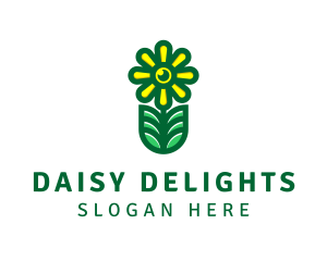 Daisy - Daisy Flower Gardener logo design