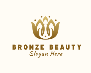 Bronze - Bronze Wellness Flower logo design