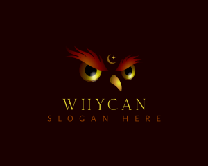 Hunt - Night Owl Eyes logo design