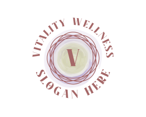 Watercolor Cosmetology Wellness logo design