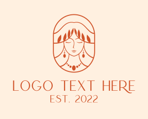 Esthetician - Organic Beauty Accessories logo design