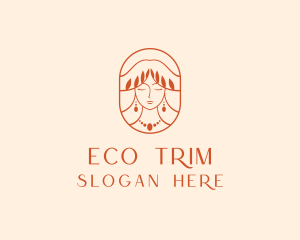 Organic Beauty Accessories  logo design