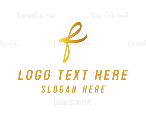 Fancy Script Business Logo