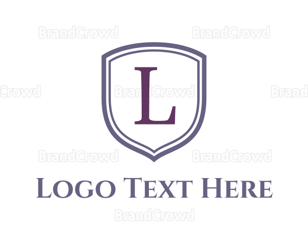 Classic Shield Letter Logo