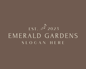 Wellness Nature Garden logo design