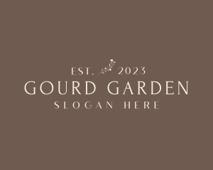 Wellness Nature Garden logo design