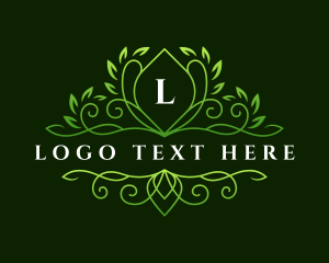 Premium - Elegant Leaf Garden logo design