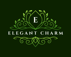 Elegant Leaf Garden logo design