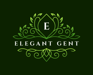 Elegant Leaf Garden logo design