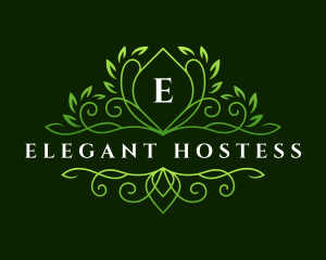 Elegant Leaf Garden logo design