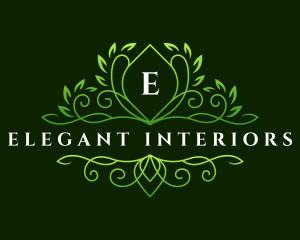 Elegant Leaf Garden logo design