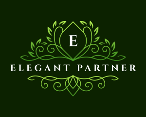 Elegant Leaf Garden logo design