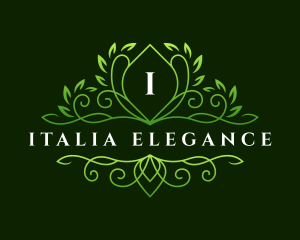 Elegant Leaf Garden logo design