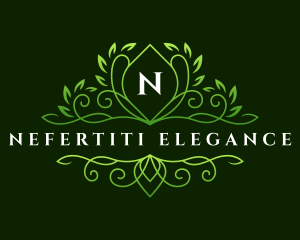 Elegant Leaf Garden logo design