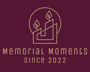 Commemoration - Pillar Candle Decor logo design