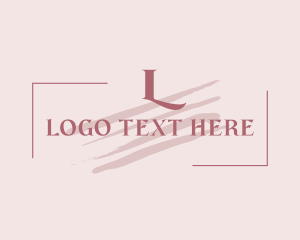 Cosmetic - Cosmetic Fashion Letter logo design