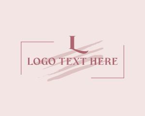 Cosmetic - Feminine Cosmetic Fashion logo design