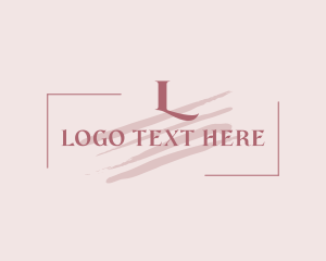 Nail Salon - Feminine Cosmetic Fashion logo design