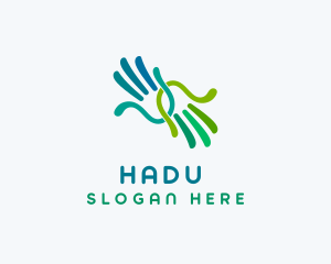Human - Friendly Support Hand logo design