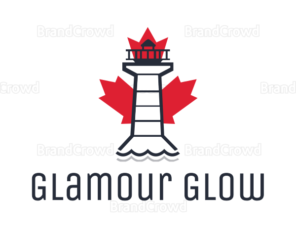 Maple Leaf Lighthouse Logo