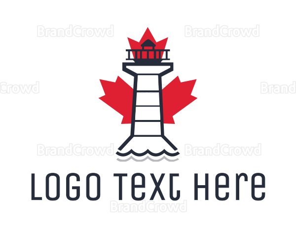 Maple Leaf Lighthouse Logo