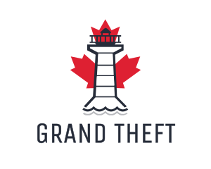 Canada - Maple Leaf Lighthouse logo design